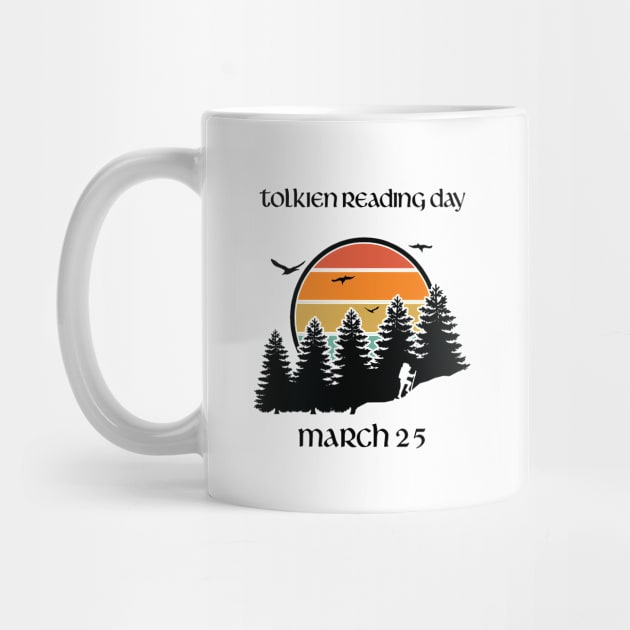 Tolkien Reading Day March 25 Mountain Hiker by CoffeeandTeas